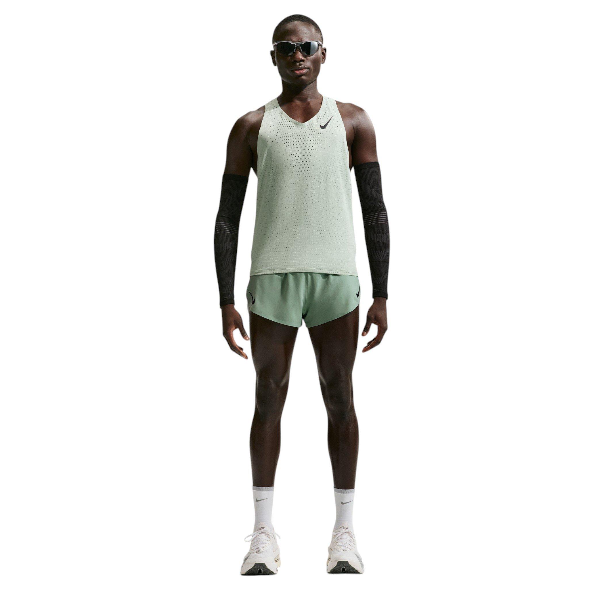 Nike Men's AeroSwift Dri-FIT ADV 2" Brief-Lined Running Shorts - Green - GREEN